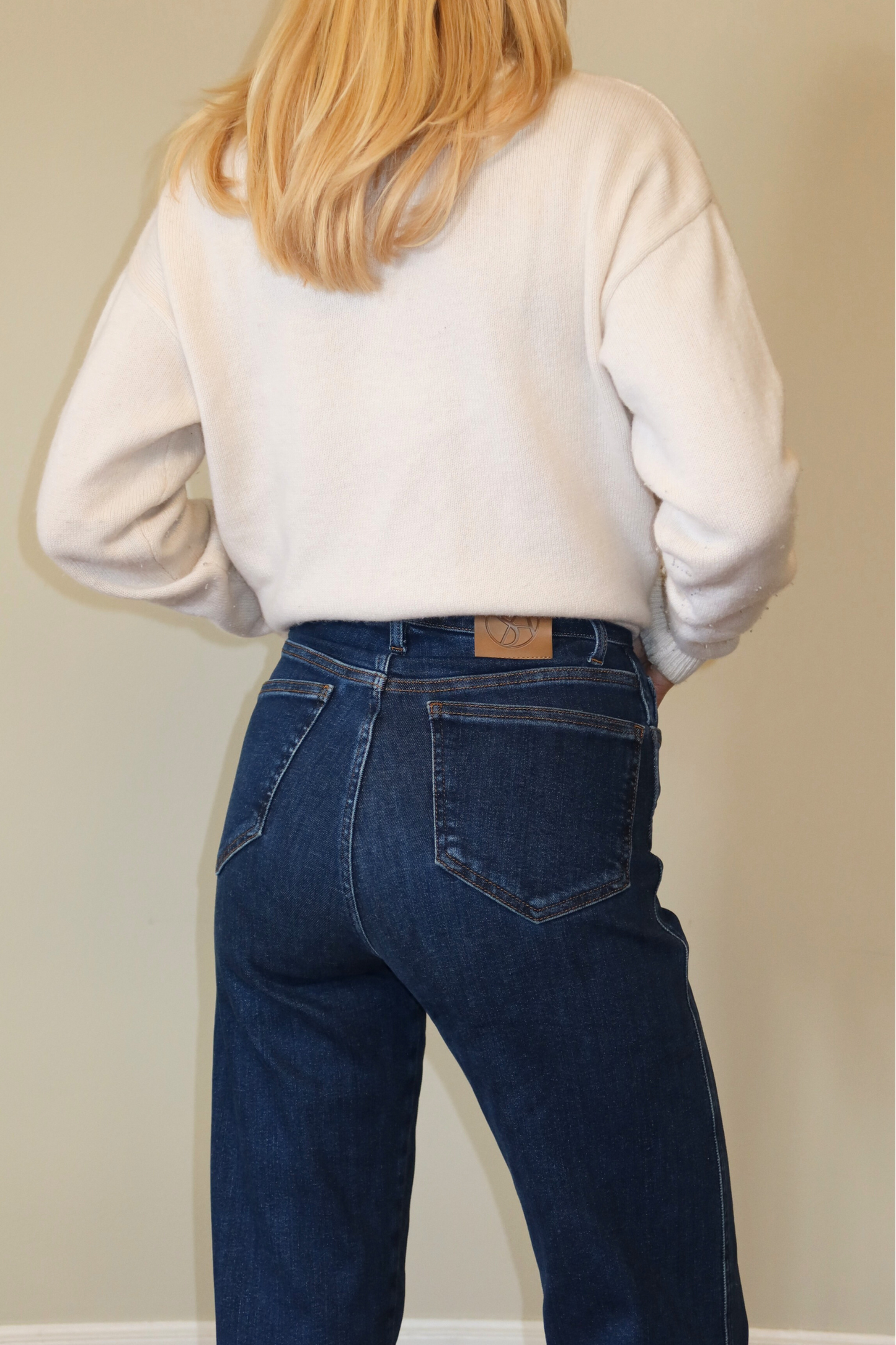 Everyday Straight Jeans - Dusty blue