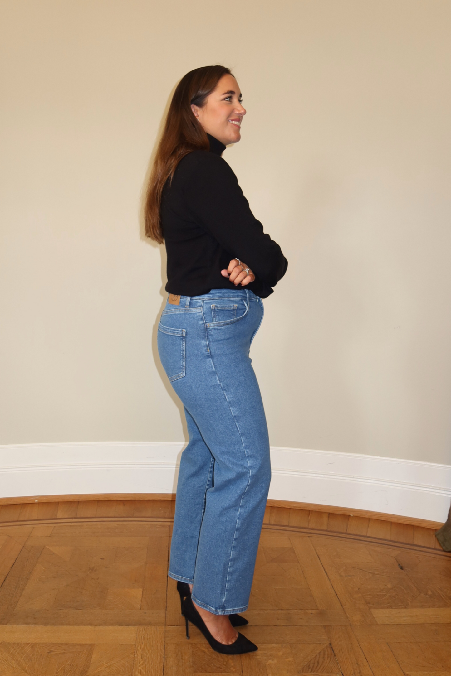 Everyday Cropped Jeans - Classic blue