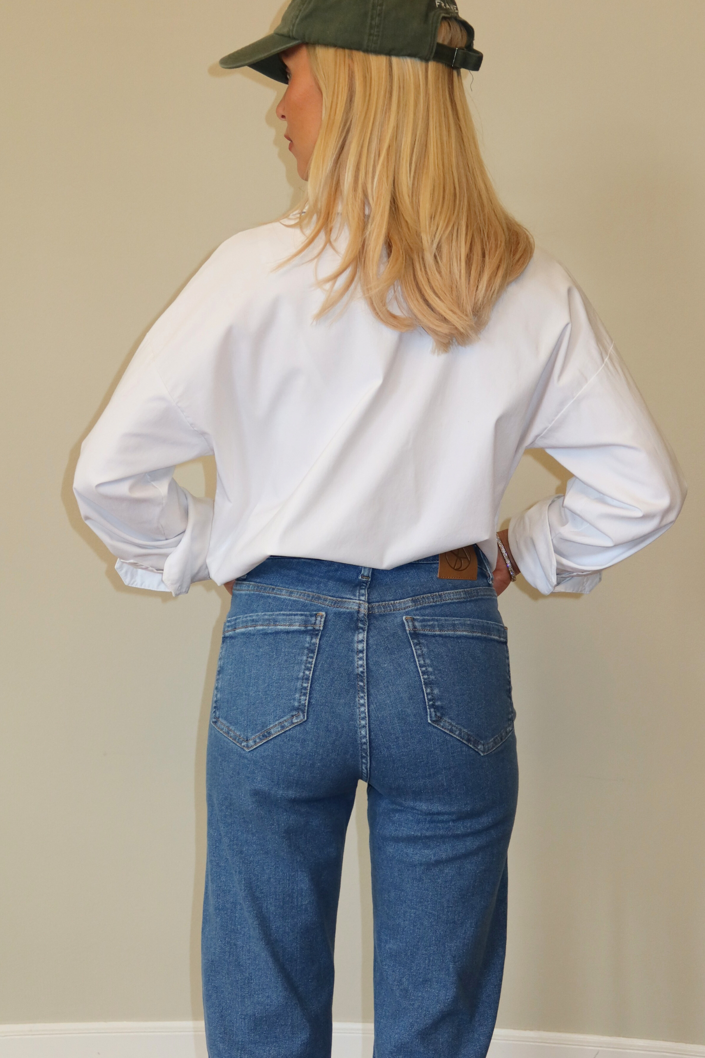 Everyday Cropped Jeans - Classic blue