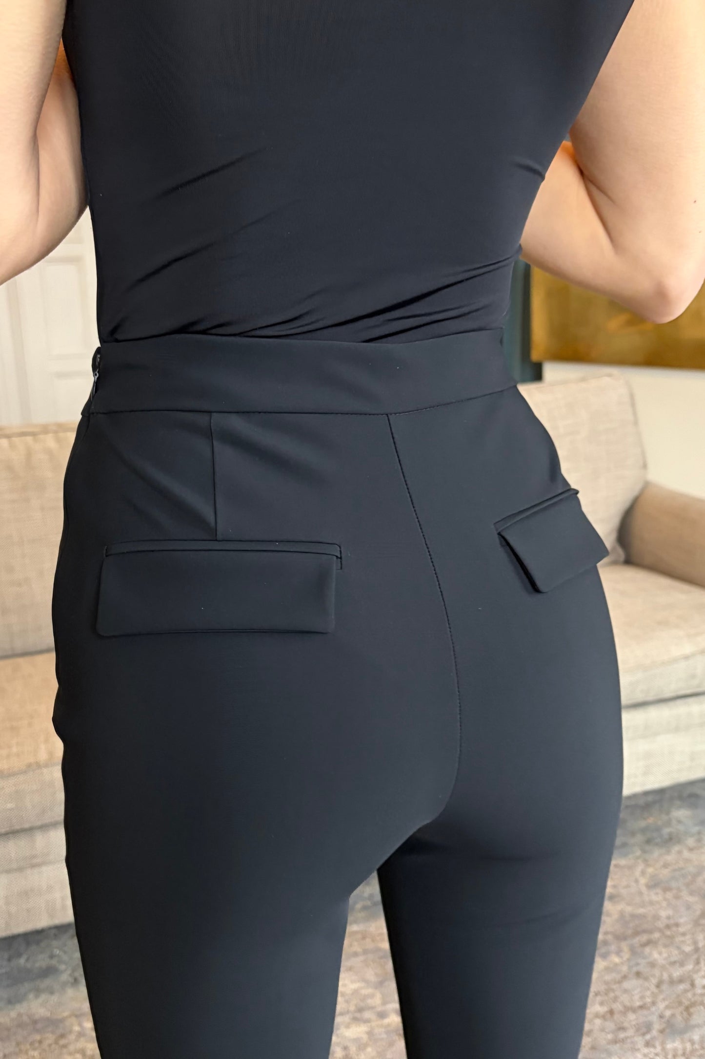 Luxe Flared Pants - Black