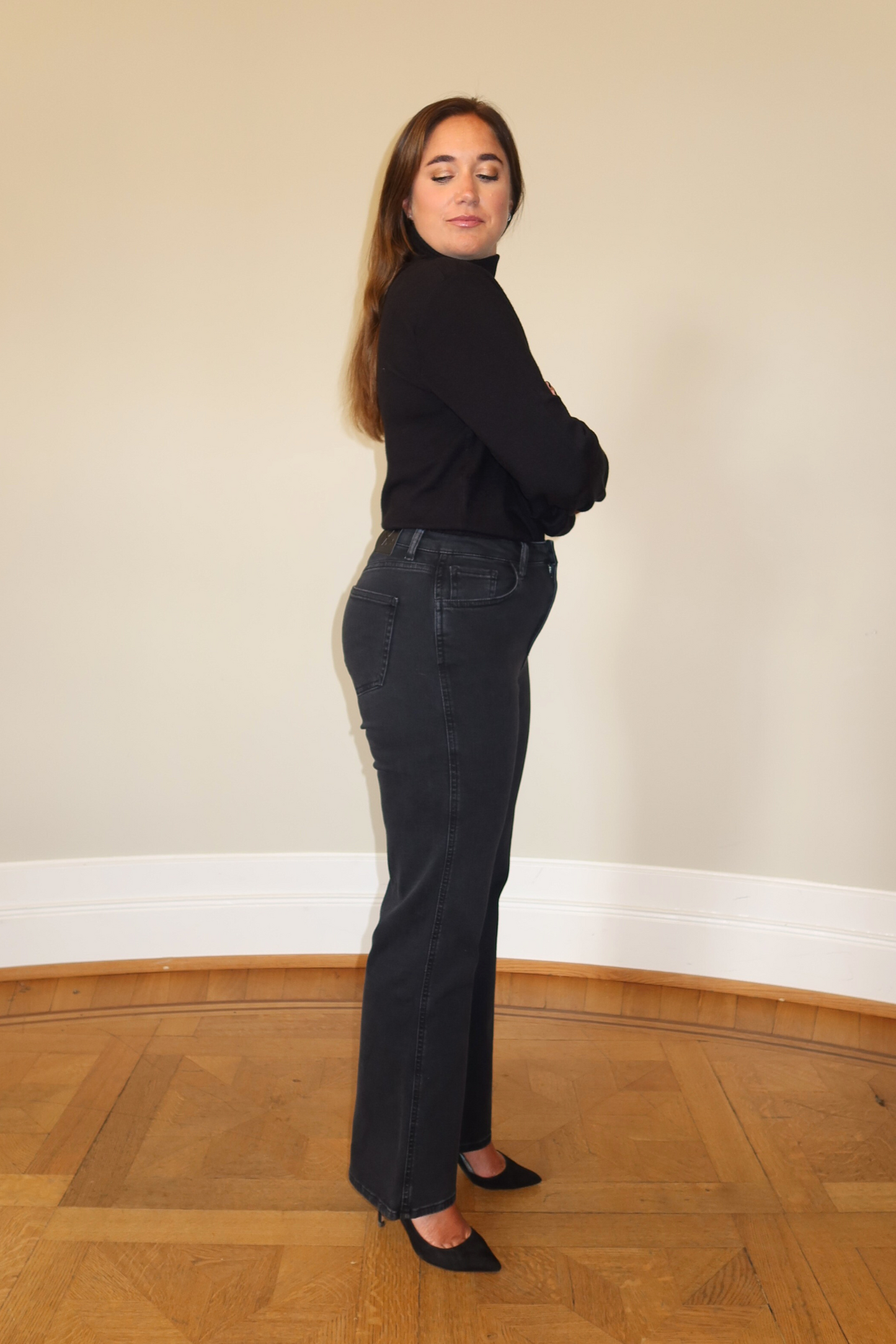 Everyday Straight Jeans - Washed black