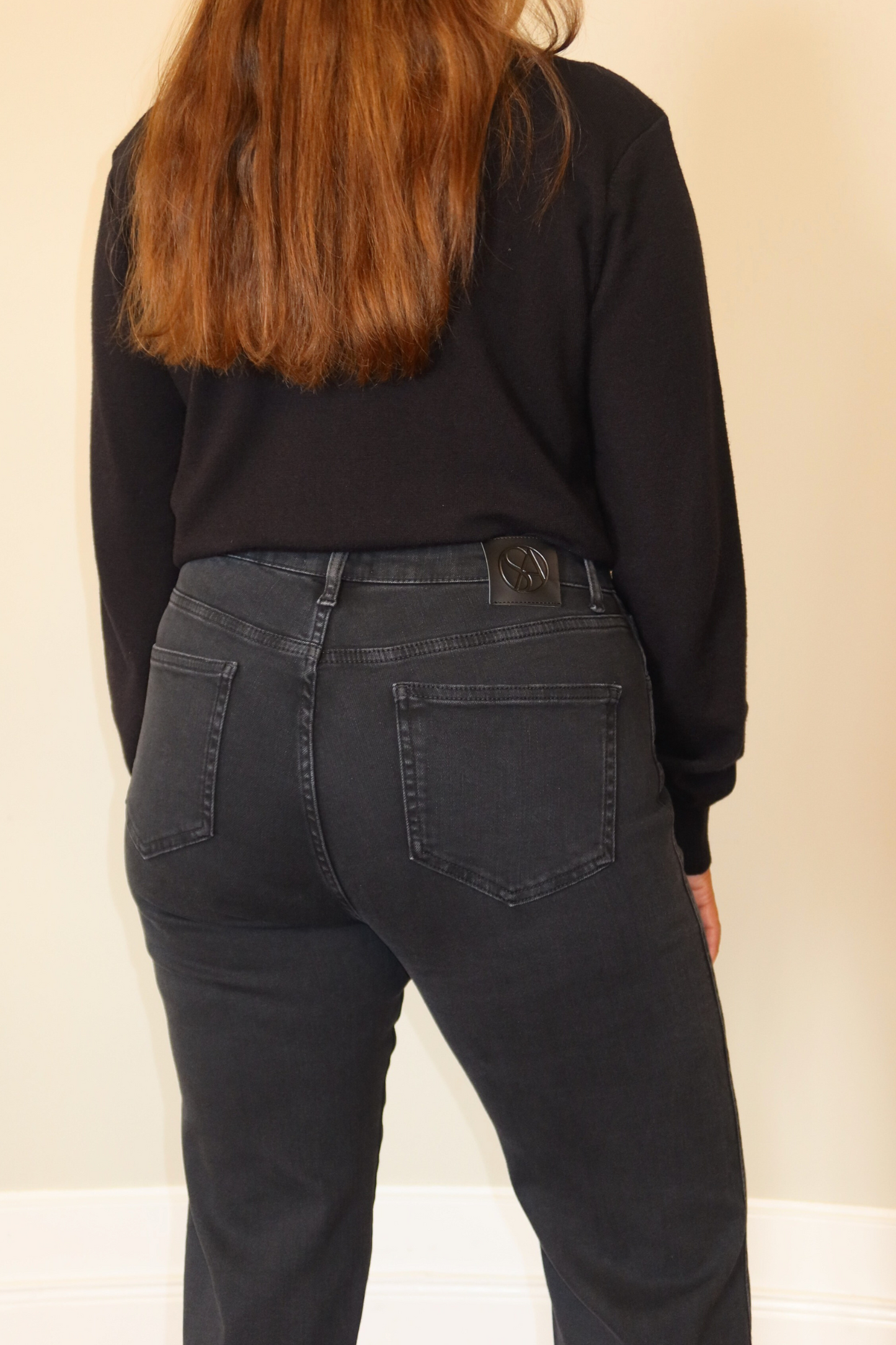 Everyday Straight Jeans - Washed black