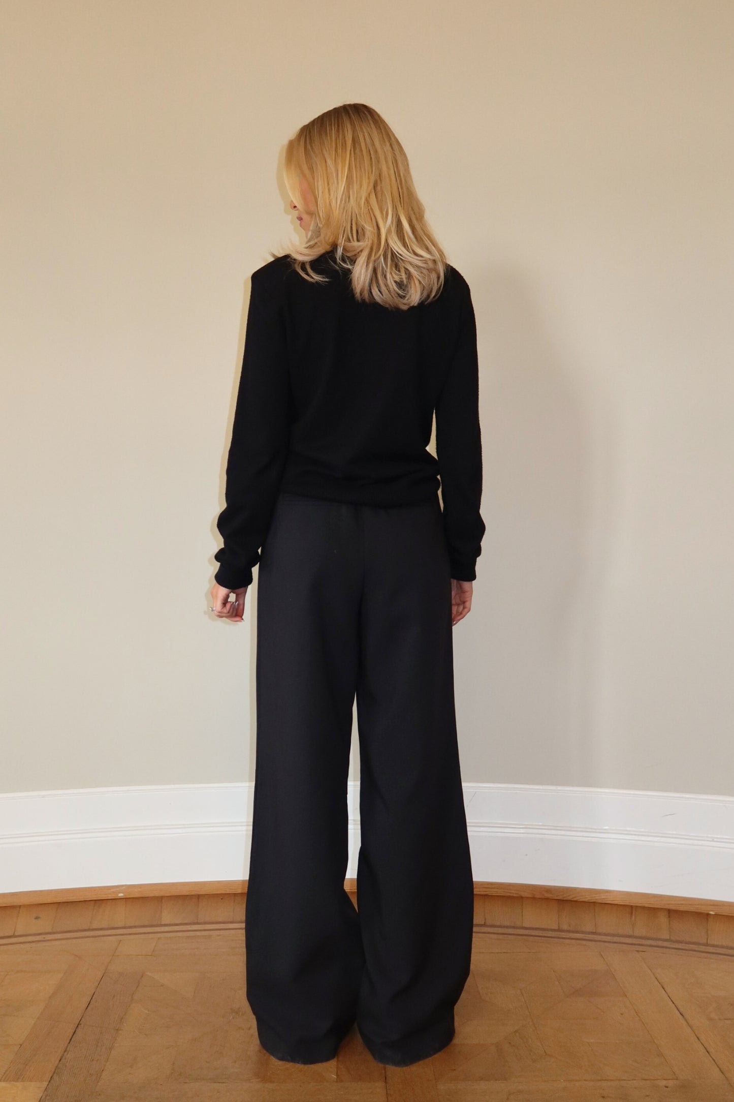 Flowy Suit Pants - Black