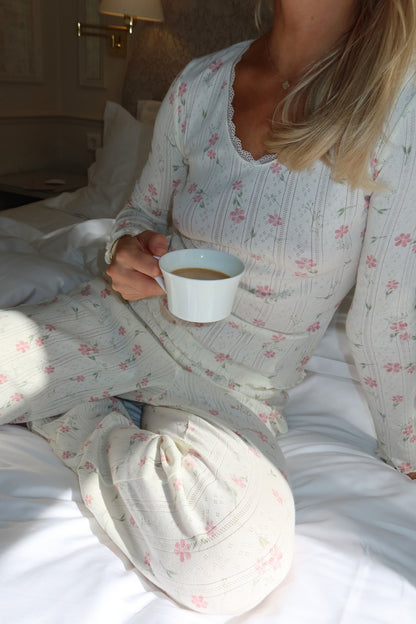 Soft Bloom Pyjama Pants - Ivory