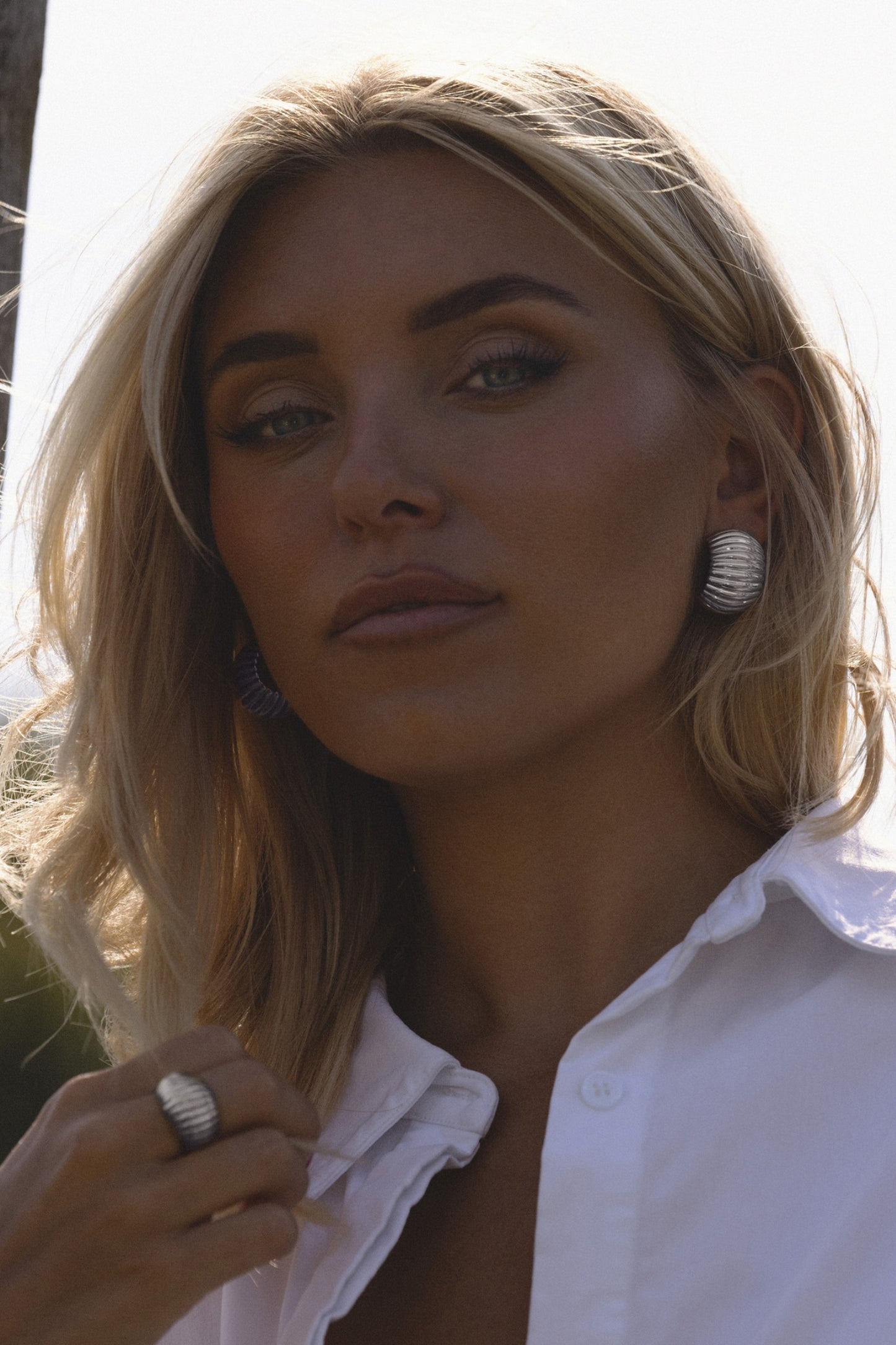 Karin Silver Earring