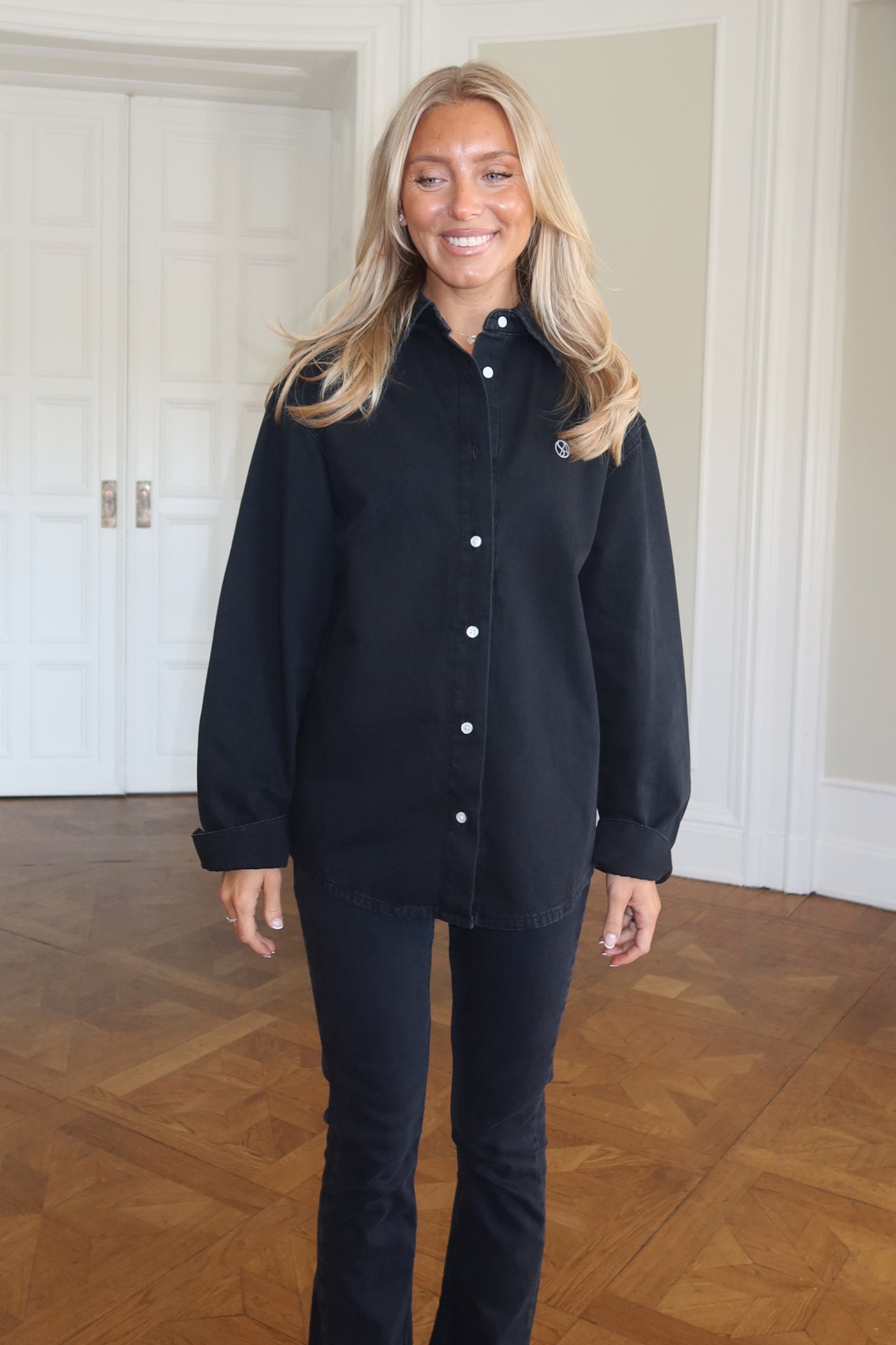 SA Signature Jeans Shirt - Washed Black