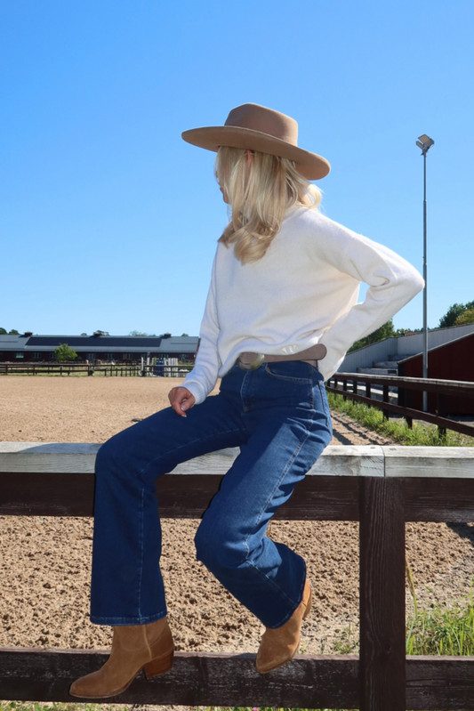Everyday Straight Jeans - Dusty blue