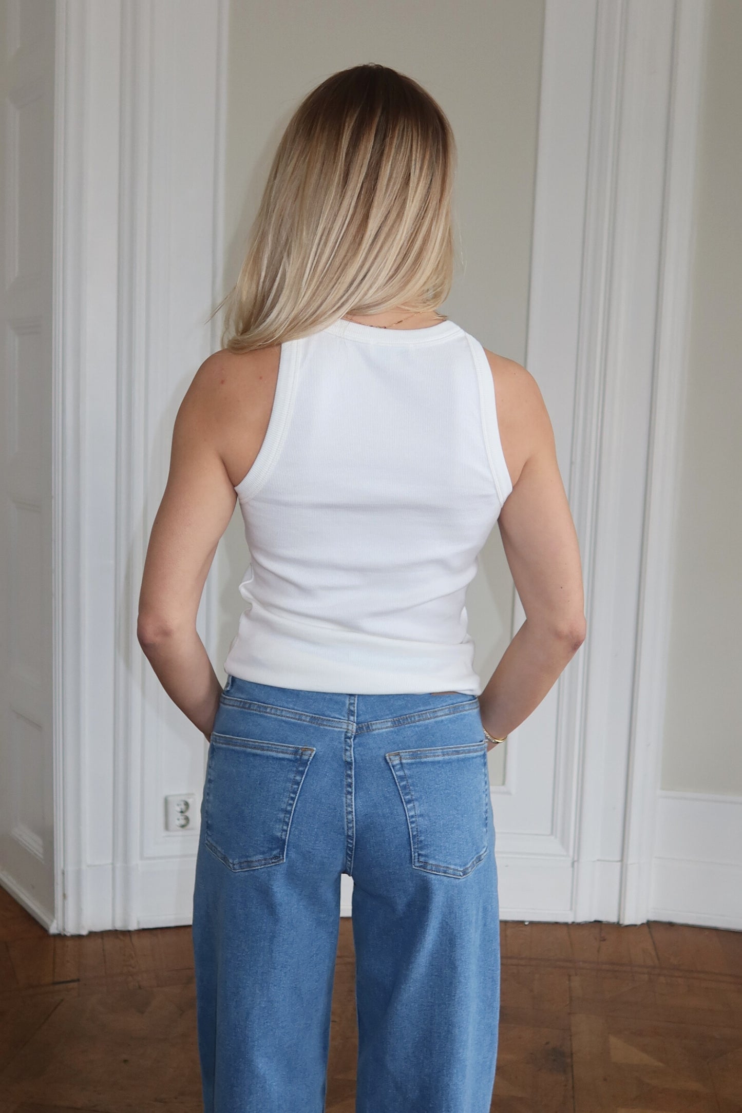 Cotton Rib Top - Off White