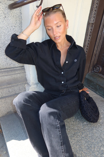 SA Signature Jeans Shirt - Washed Black