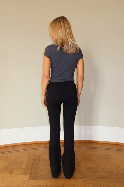 Comfy Flared Pants - Black