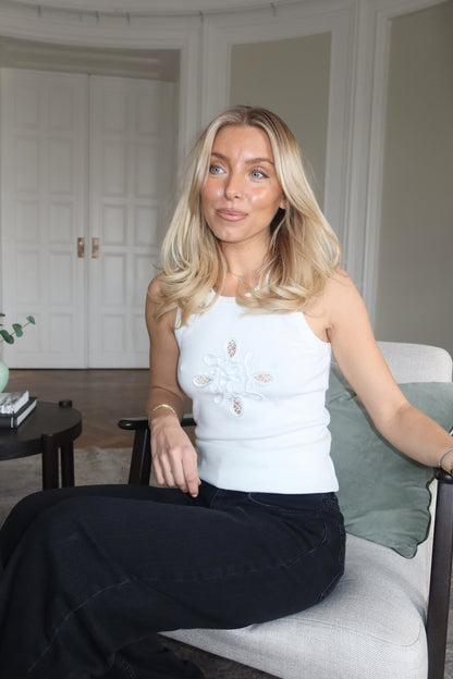 Cotton Rib Top - Off White