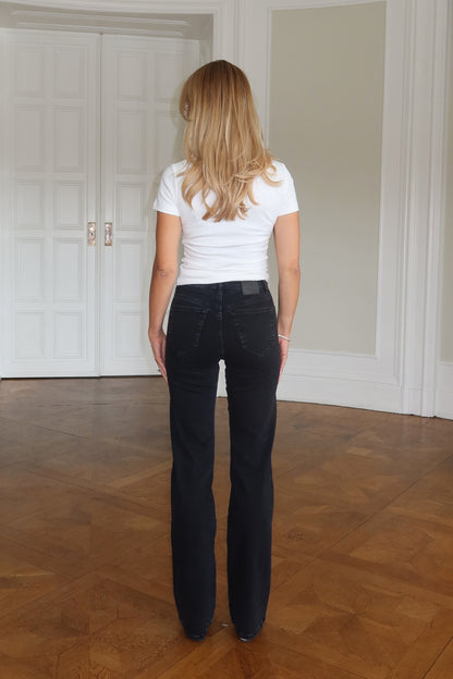 Everyday Straight Jeans - Washed black