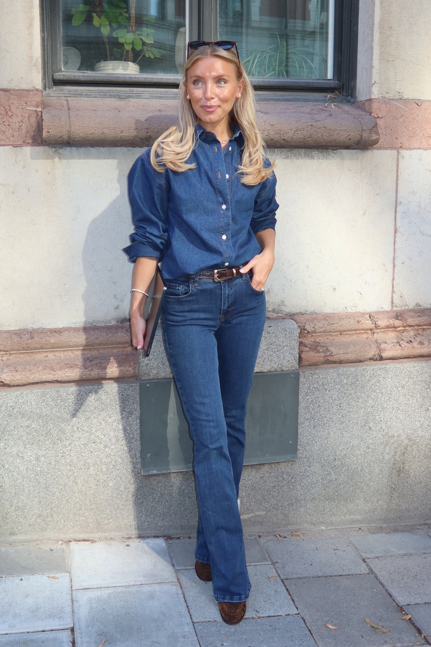 SA Signature Jeans Shirt - Raw Blue
