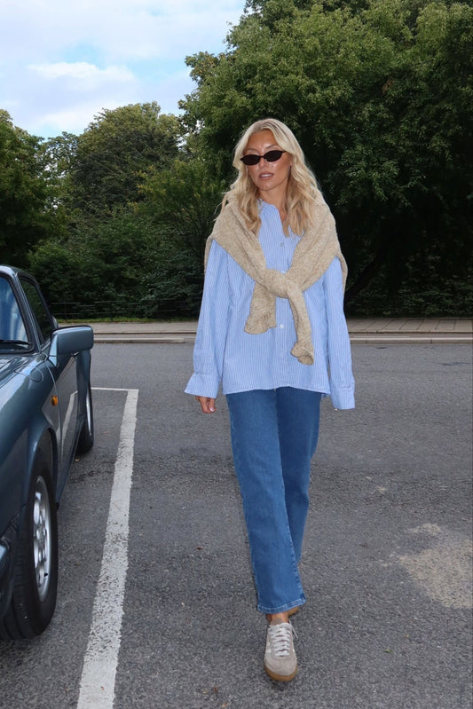Everyday Cropped Jeans - Classic blue