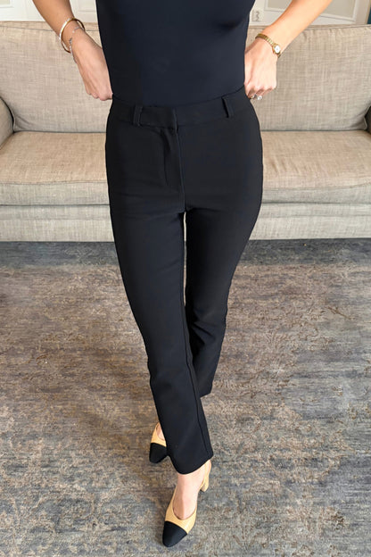 Frame Cropped Pants - Black