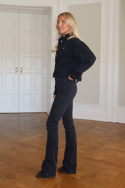 SA Signature Jeans Shirt - Washed Black