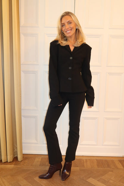 Frame Cropped Pants - Black