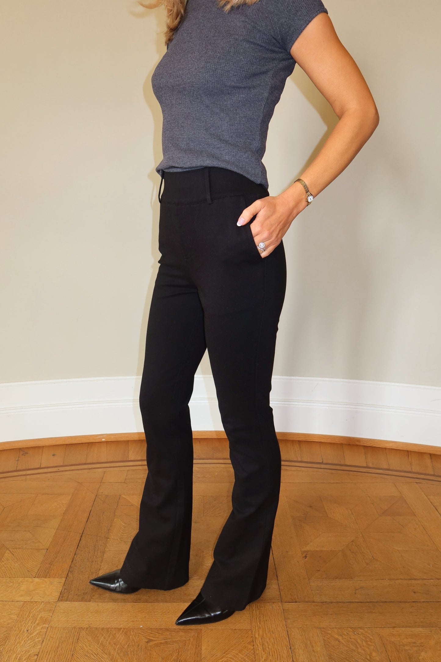 Comfy Flared Pants - Black