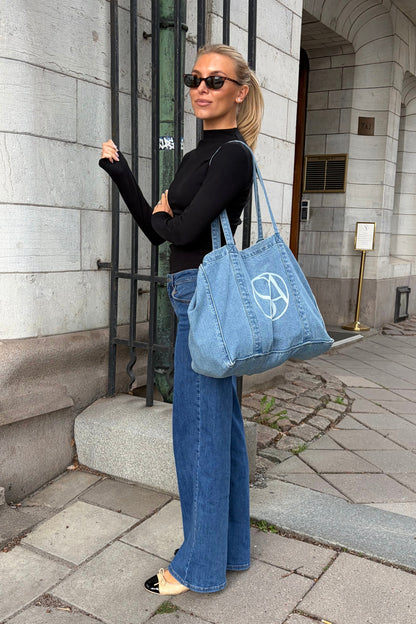 Jeans Tote Bag - Blue
