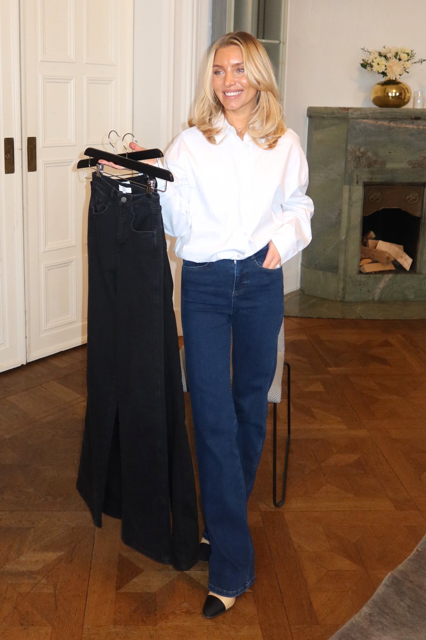 Everyday Straight Jeans - Dusty blue