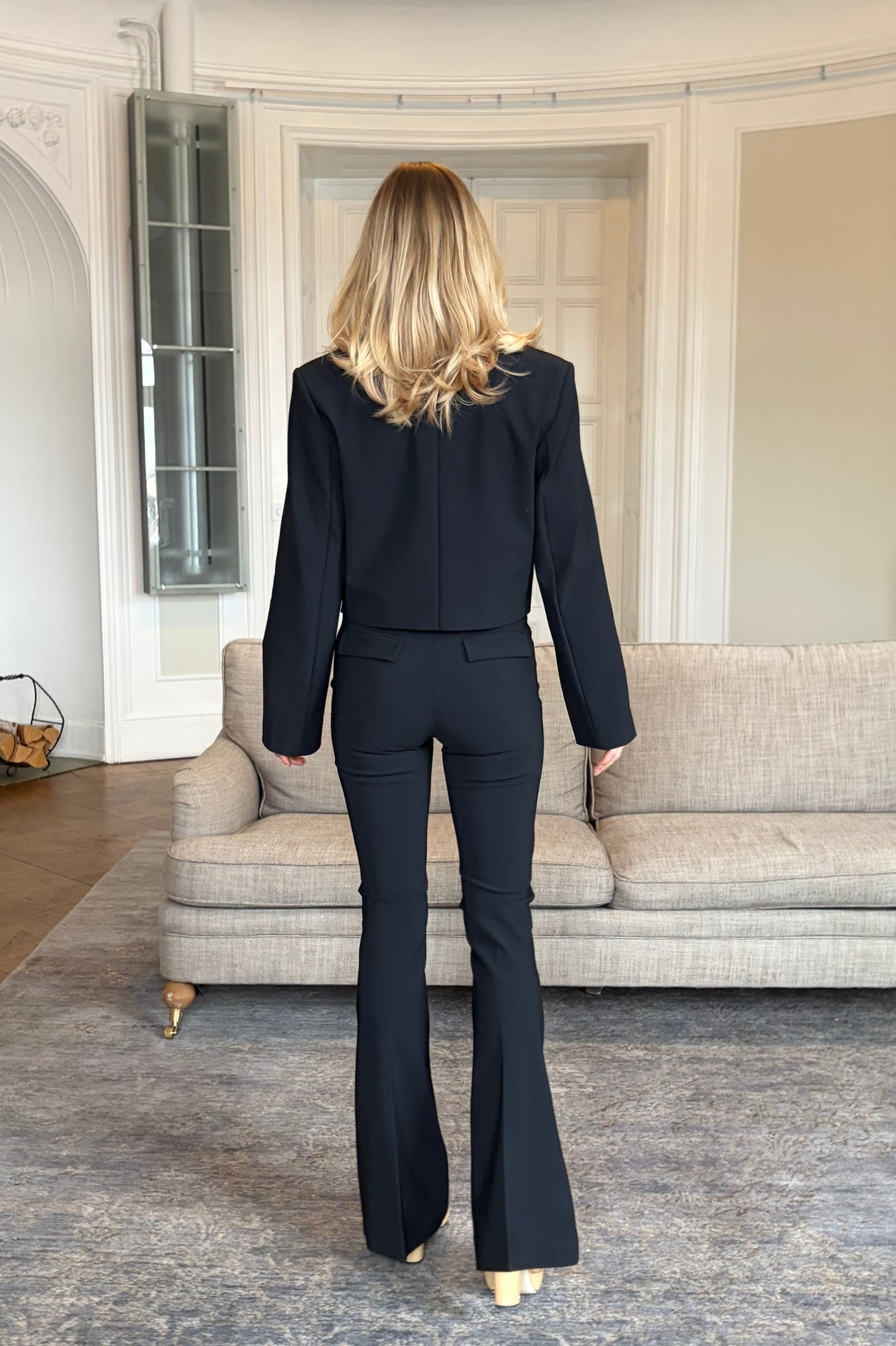 Luxe Flared Pants - Black