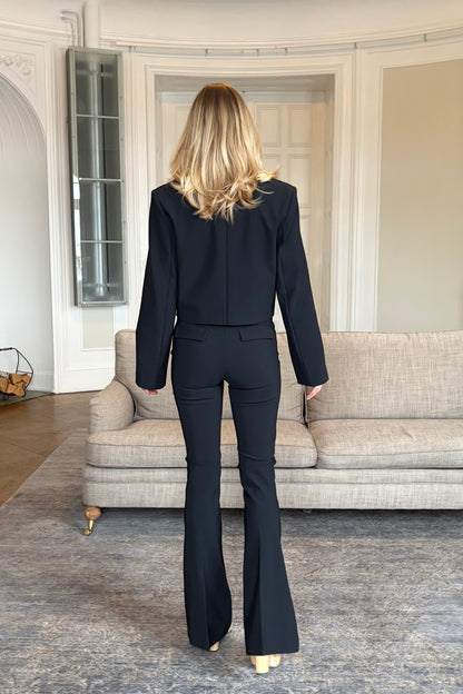 Luxe Flared Pants - Black