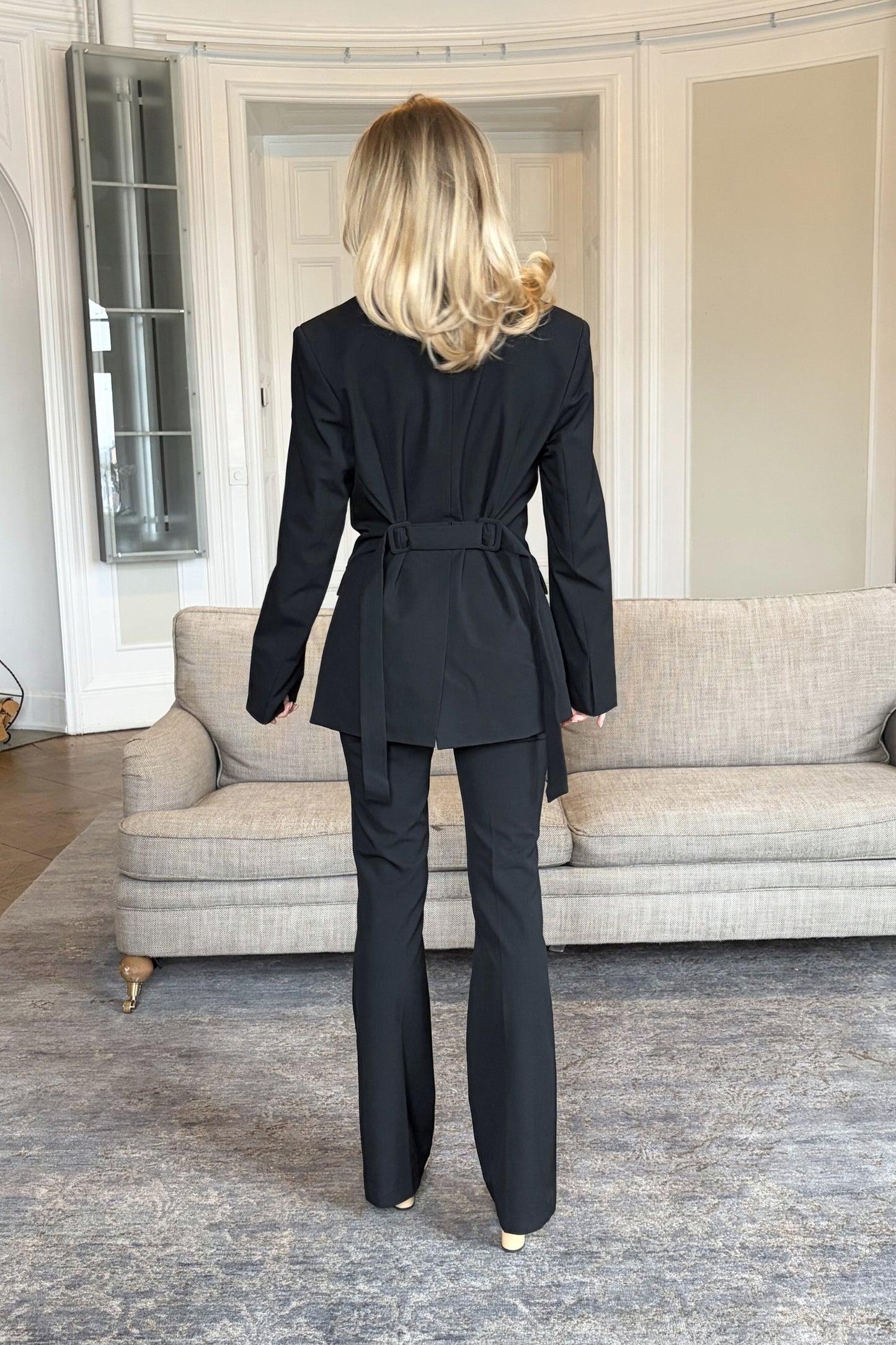 Tailored Adjustable Blazer - Black