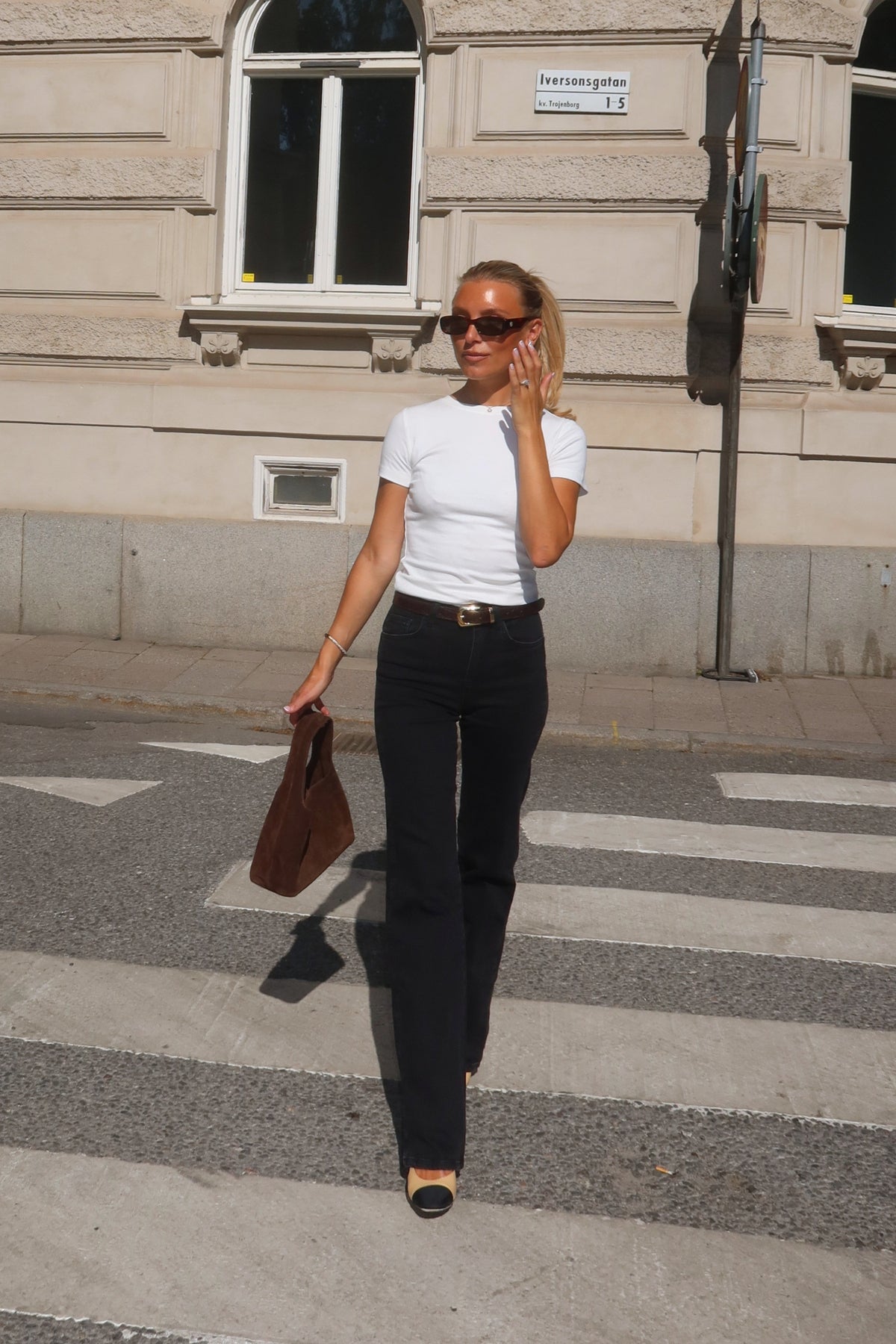 Everyday Straight Jeans - Washed black