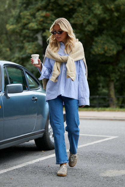 Everyday Cropped Jeans - Classic blue